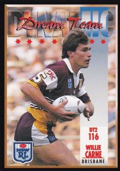 1994 Dynamic Rugby League Series 2 #116 Willie Carne Front